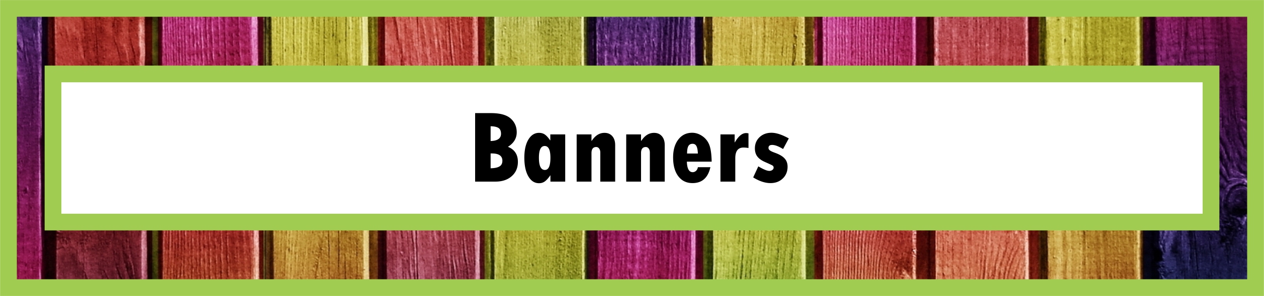 Products button for Banners
